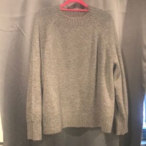3/$10 Gray pull over sweater